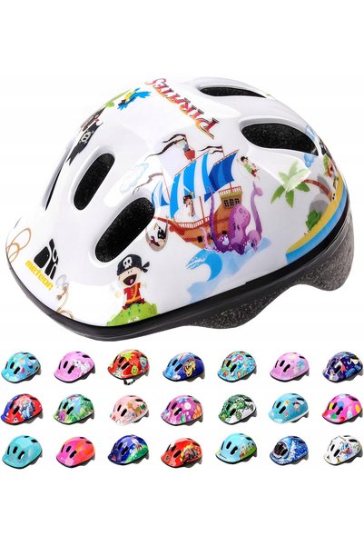 NO BRAND Cască de bicicletă pentru copii, 2+ ani, cască de siguranță, 48 - 52 cm