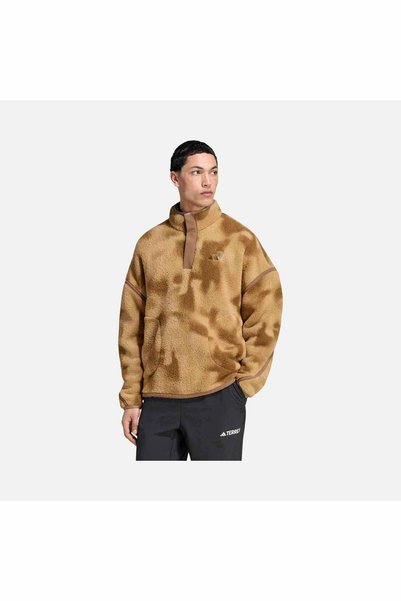 adidas Terrex Multi High Pile Fleece Pullover Erkek Sweatshirt