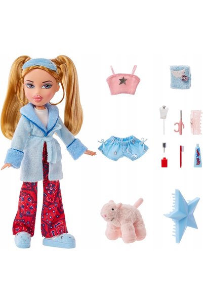 NO BRAND Bratz Slumber Party Cloe PĂPUȘĂ DE MODĂ PENTRU FETIȚE PĂPUȘI CADOU P...