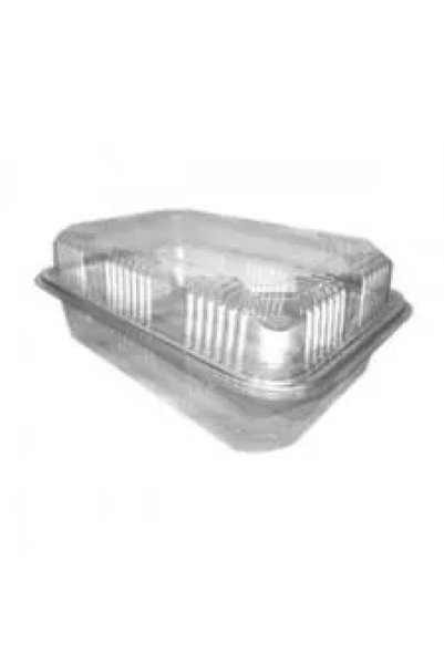 Generic Transparent plastic casserole with lid 250 g