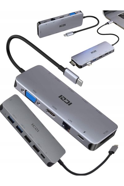 NO BRAND Stație de andocare USB-C pentru laptop MSI, pentru extinderea ecranu...