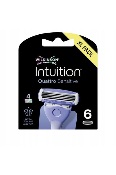 Wilkinson Cartușe de rezervă Intuition Quattro Sensitive (pachet de 6)