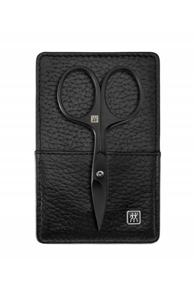 ZWILLING Set de manichiură premium - 3 piese, piele neagră