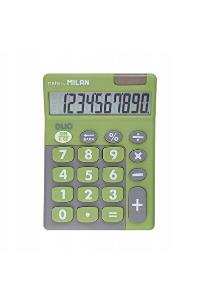 Milan Calculator cu 10 cifre Touch Duo verde