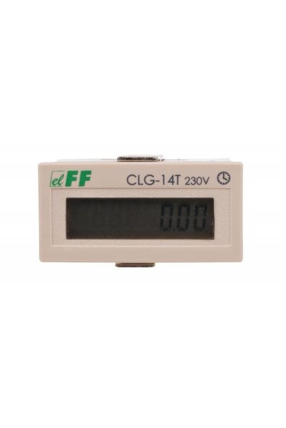 F&F DİZAYN Contor de ore de lucru, fără resetare, 230V AC. Tensiune de intrar...