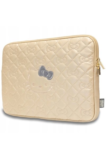 NO BRAND Husă pentru laptop de 14 inch Hello Kitty, cu fermoar, din PU matlas...