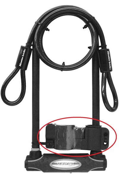 Master Lock Antifurt U din oțel 13 mm cu ancoră 8285EURDPRO