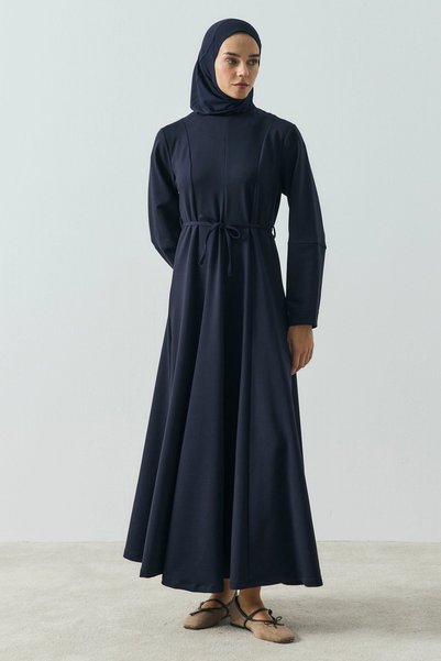 QANU Alisyum Long Dress Navy Blue