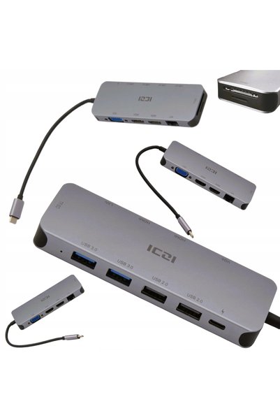 NO BRAND STAȚIE DE ANDOLOGARE LAPTOP PENTRU TOSHIBA HUB USB-C 2xHDMI PD MONIT...