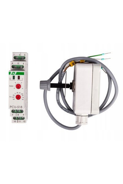 F&F DİZAYN Releu de timp PCU-518 cu potențiometru extern pentru reglarea timp...