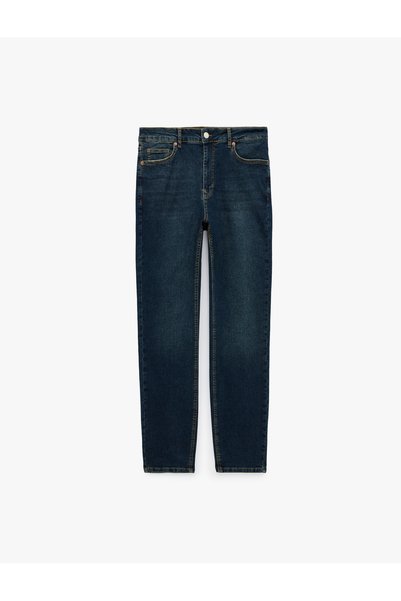 Koton Cotton Regular Waist 5-Pocket Skinny Jean Trousers - Michael Jean
