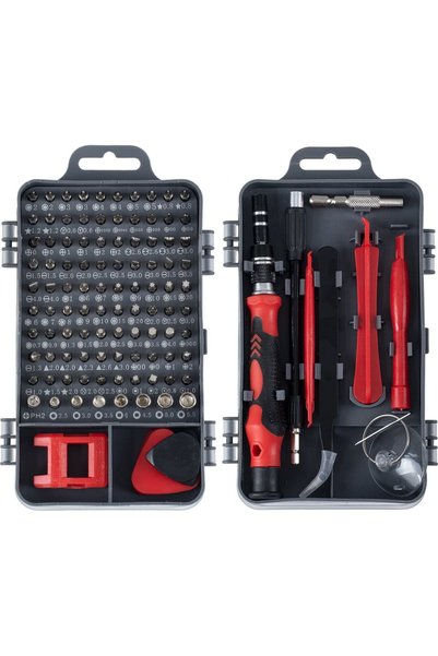 GloboStar® GloboStar Elekit Πλήρες Μίνι Κιτ DIY με 115 Μικροεργαλεία σε 1 Θήκ...