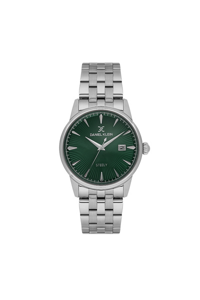 Daniel Klein Steely Silver Stainless Steel Watch for Men DK.1.14286-4