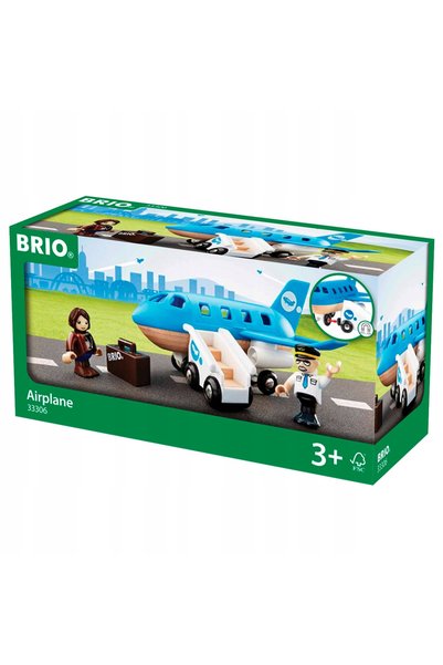 BRIO Avion de pasageri din lemn din lume