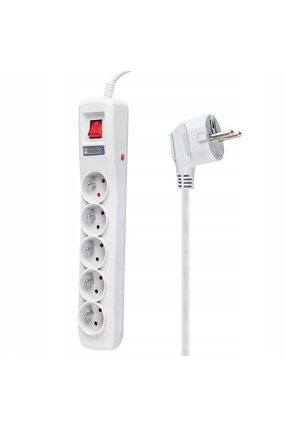 NO BRAND Prelungitor cu protecție la supratensiune pentru aparate electrocasn...