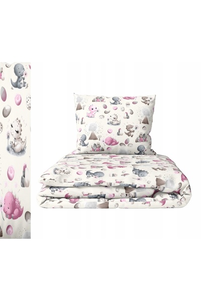 NO BRAND Lenjerie de pat pentru bebeluși 160x200, 100% bumbac, CERTIFICAT Din...