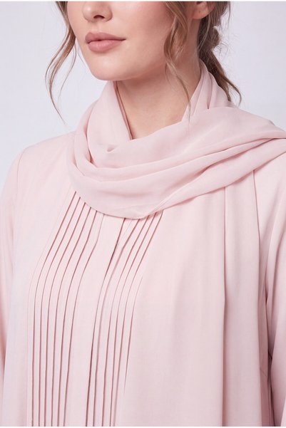 Veil by Aisha Pearl Beige Abaya with Side Pockets