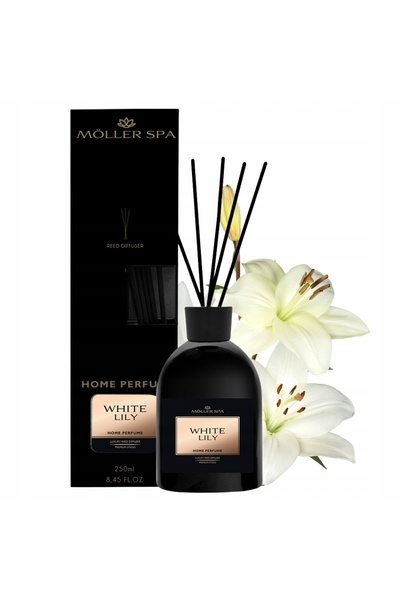 Moller SPA Bețișoare Odorizante pentru Casă cu Parfum de Crin Alb, 250ml, Cap...