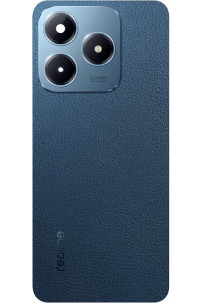 realme Κάλυμμα μπαταρίας για C63, Δερμάτινο Μπλε - (621033000270)