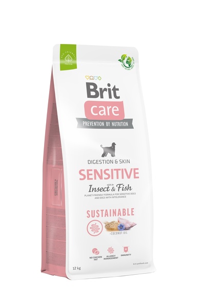 Brit Hrană Sensibilă pentru Pești și Insecte 12kg