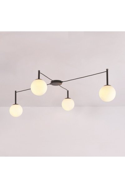 Aca Light TIRAMOLLA-ΦΩΤΙΣΤΙΚΟ ΟΡΟΦΗΣ ΛΕΥΚΟ ΜΕΤΑΛΛΙΚΟ ΣΤΑΘΕΡΟ 4XE14 IP20 150X7...