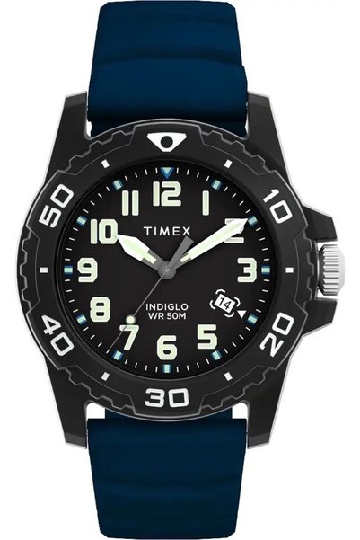 Timex Ανδρικό ρολόι Main Street + Κουτί - (TW5M61100)