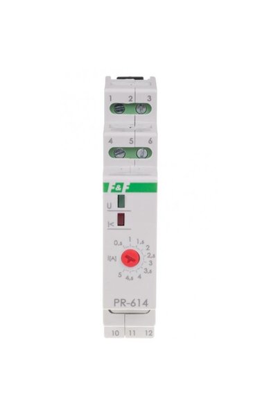 F&F DİZAYN Releu de prioritate, montaj pe șină DIN, 230V, 0,5-5A, contact: 1N...