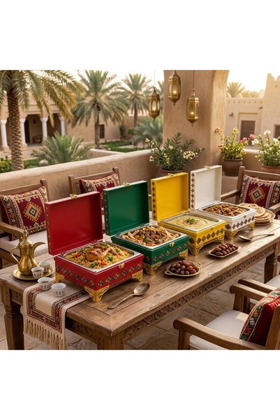 Wahat Aliamtiaz Buffet Food Warmer for Luxury Traditional Food Serving Stainless Steel Container