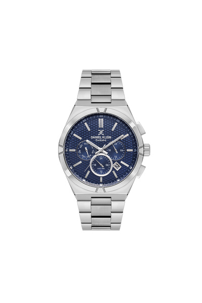 Daniel Klein Exclusive Silver Stainless Steel Watch for Men DK.1.14237-3