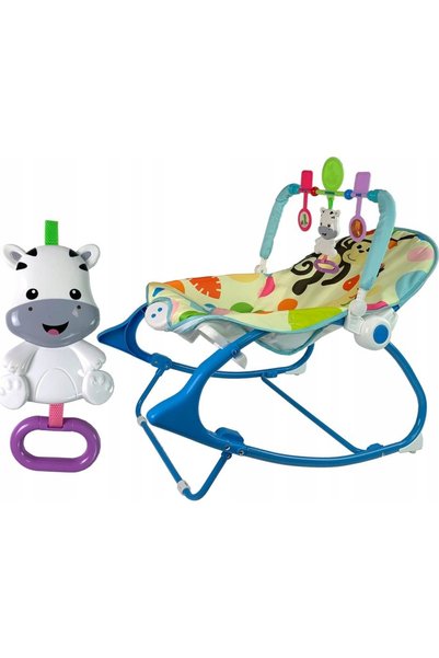 LeanToys ND24_9495 Scaun pentru bebeluși 2-în-1 tip leagăn