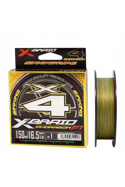 YGK Fir invizibil Brain OHDRAGON 4x MULTICOLOR 0.6mm 150m 5.0kg