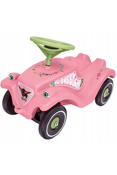 BIG Mașinuță de plimbat Bobby car clasică, roz florală