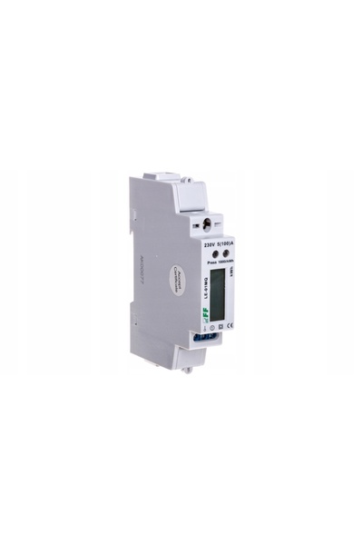 F&F DİZAYN Contor monofazat de consum de energie activă și reactivă, Modbus R...