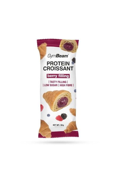 GymBeam Croissant Proteic cu Fructe de Pădure 50 g