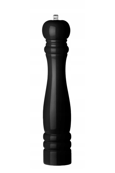 HENDI Râșniță de piper din lemn, neagră. 60 x 315 mm - 469552