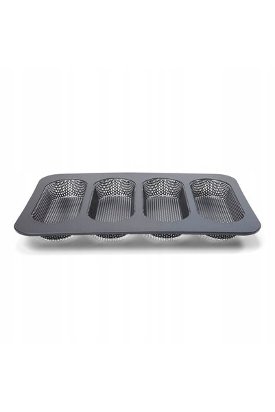 Patisse Formă din oțel pentru chifle de hot-dog Profi 34x23 cm perforată