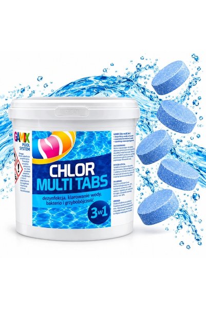 NO BRAND Tratament apă Clor Multi 3 în 1 Tablete 5KG 200G pentru piscina Bestway