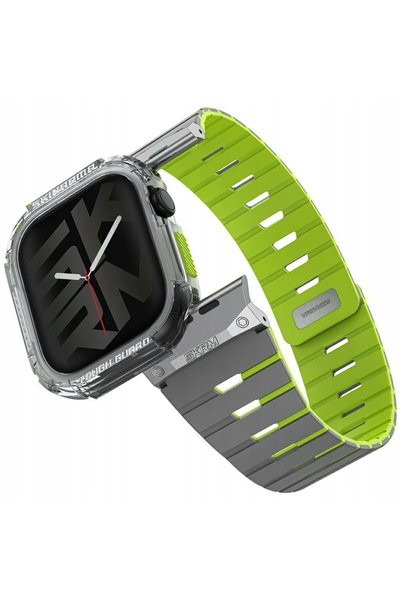 NO BRAND Curea + carcasă Skinarma Gemini pentru Apple Watch 46mm, închidere m...