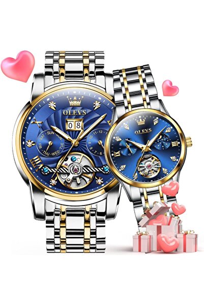 Generic Leather Watches for Men, Big Face Stainless Steel Analog Quartz Watch...