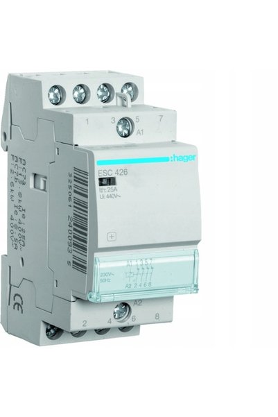 hager CONTACTOR 230VAC 4NC 25A AC-7A/B