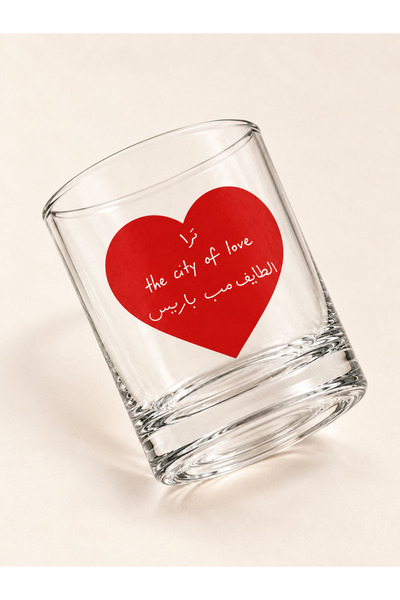 Pressia Glass Coffee Mug the City of Love the City of Love Paris 330 ml