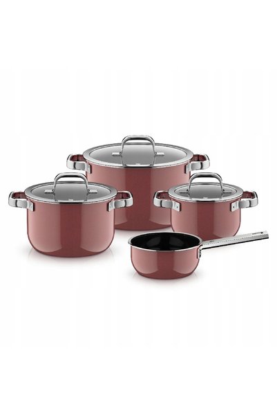 WMF Set de vase Fusiontec Mineral Pro Rose Quartz, 4 piese