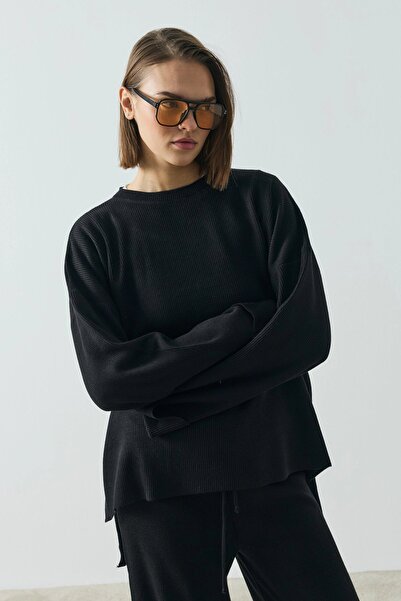 QANU Aster Knitwear Set Black