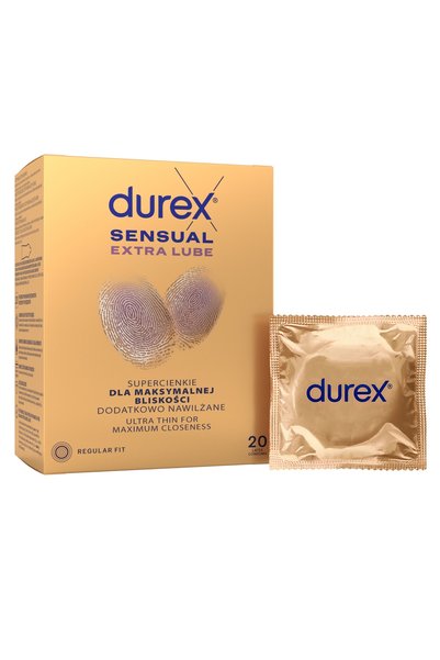 Durex Lubrifiant Senzual Extra 20 bucăți