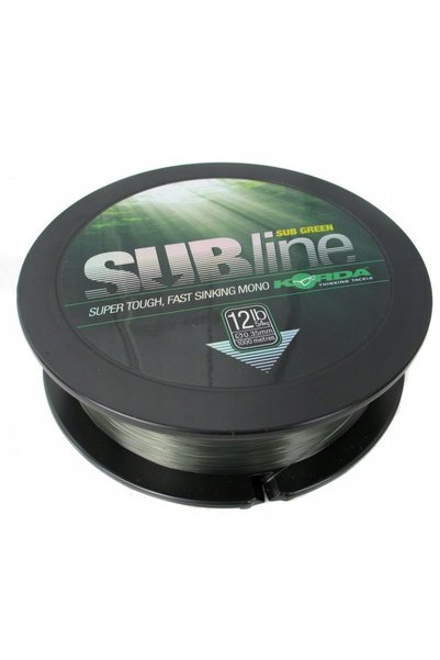 KORDA Fir de pescuit Subline 20 lb 0.43 mm 9.1 kg 1000 m Verde