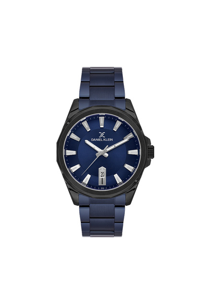 Daniel Klein Premium Dark Blue Stainless Steel Watch for Men DK.1.14199-5