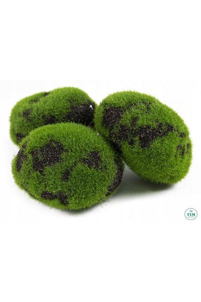 NO BRAND Pietre decorative 7x8cm verde-negru cu MCHEM 24 bucăți. |   M92556
