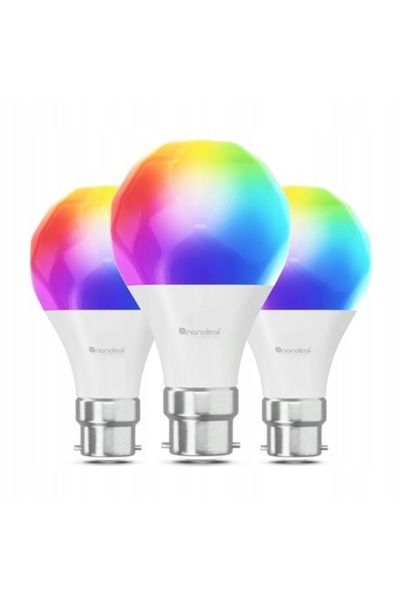 Nanoleaf Bec Inteligent Essentials Matter B22 - Pachet de 3