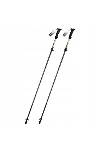 Qunature Baston de trekking nordic walking din aluminiu 110 - 130 cm maro - 1...