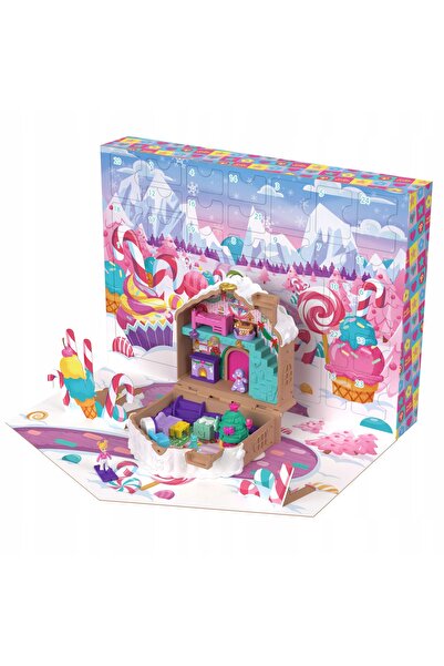 Polly Pocket Calendar de Advent Căsuța de turtă dulce 24 Surprize 4+